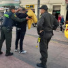 La Policía intervino este jueves la cuadra de la carrera 23 entre las calles 30 y 31, en la que varios comerciantes han denunciado inseguridad.