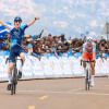 'Pácora', como es conocido Jhónatan Restrepo (derecha), ocupó el segundo lugar de la etapa de este viernes y es tercero en la general del Tour de Ruanda, que termina el domingo. El ganador de la jornada fue el inglés Joseph Blackmore.