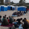  Ramadán en un campo humanitario en el sur de Gaza.