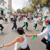 Fotos I Freddy Arango I LA PATRIA  Maestros de Villamaría, Chinchiná, Palestina, Neira y Manizales marcharon ayer desde el Parque de la Mujer hasta la Plaza de Bolívar de la capital caldense. El grupo de danza encabezó la movilización. 