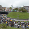 En la foto, las marchas del estallido social del 2021, que se inició en abril y será conmemorado en las movilizaciones sindicales del 1 de mayo.