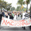 Estudiantes de la Universidad Nacional sede Manizales se movilizaron ayer en horas de la mañana.