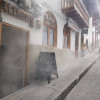 No fue necesaria la intervención del Cuerpo de Bomberos Voluntarios de Pensilvania. Un vecino controló las llamas en el bar Atheus.