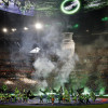 Artistas en el centro del campo durante la inauguración de la Conmebol Copa América 2024 en Atlanta, Georgia, EE.UU.