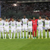 Los futbolistas salieron de la concentración previa al partido de la fecha 4 de los cuadrangulares, ante Independiente Santa Fe en Bogotá.