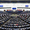 El hemiciclo del Parlamento Europeo en Estrasburgo, Francia