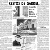 El 9 de julio del 2006 LA PATRIA publicó esta nota sobre el paso del cortejo fúnebre con los restos de Carlos Gardel, máximo símbolo del tango en el mundo.