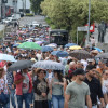 Los maestros de Caldas marchan parea rechazar la ley estatutaria de la educación.