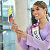 Juliana Rivera Gutiérrez a su llegada a Tailandia. 