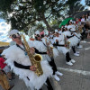 La banda de Montebonito (Marulanda) en el desfile en La Vega (Cundinamarca).