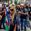 Cientos de pacoreños participaron en el desfile central de las Fiestas del Agua.