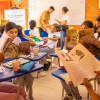 El proyecto Terruño con sentido, construyó colchas de retazos con los estudiantes del colegio Sausagua en Quinchía