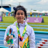 Luisseyi Oraa Hernández logró bronce en atletismo. 