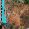 Así se ve la vivienda luego del deslizamiento de tierra en el barrio Palenque, de Salamina.