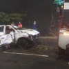 El conductor del carro que rodó por una ladera en la avenida Centenario de Manizales solo sufrió lesiones leves.