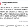 Mensaje dirigido a la Policía.