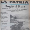 Así registró LA PATRIA la erupción del volcán Nevado del Ruiz y la avalancha que provocó la tragedia de Armero en 1985.