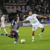 Jefry Zapata (d) marcó el primer gol del Once Caldas e hizo el pase para la anotación de Dayro Moreno. Fue elegido la figura del partido.