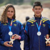 Luciana Polanía y Juan José Jaramillo, los caldenses medallistas en los Juegos Bolivarianos. 