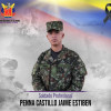 El militar asesinado es el soldado Jaime Estiben Penna Castillo.