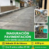 inauguración de obras de pavimentación, reposición del sistema de acueducto y alcantarillado de la cra 9 entre calles 37 y 38.