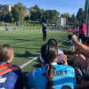 En la cancha del velódromo de la Universidad de Caldas el Once Caldas hace las veedurías para conformar el equipo que disputará la Liga Femenina 2025.