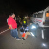 El accidente en moto ocurrió en el sector de Tapias, sobre la vía entre Manizales y Medellín.