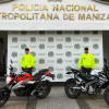 Los delincuentes hurtaron estas dos motos y, al parecer, pretendían desguazarlas.