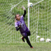 Danna Agames, portera del Once Caldas femenino. El equipo debuta este domingo 23 de febrero ante el Deportivo Cali.