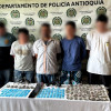 Los cinco capturados se dedicarían al microtráfico en el municipio antioqueño de Nariño.