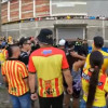 Los hinchas del deportivo Pereira le reclamaron a Álvaro López presidente del club su mala gestión al frente del equipo desde que volvió a asumir 