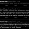 El alcalde Jorge Eduardo Rojas celebró la reelección de Daniel Noboa como presidente de Ecuador.