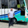 Lorenzo Gómez Bedoya, el conductor de la buseta 2532 de la Empresa Autolegal, en Manizales, vive en Estambul. Lleva 10 años en la empresa.