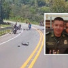Foto | Cortesía | LA PATRIA La pareja de policías fallecidos este viernes en un accidente en la vía Manizales - Medellín.