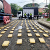 El cargamento de marihuana incautado iba entre piñas y al parecer, proviene de Antioquia.