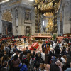 capilla ardiente del papa Francisco en la basílica de San Pedro del Vaticano
