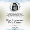  Foto I Facebook Alcaldía de Viterbo I LA PATRIA  La Alcaldía de Viterbo y el sindicato Educadores Unidos de Caldas (Educal) manifestaron el dolor por el fallecimiento de la docente Olga Esperanza Peña Castro. El Fomag, que administra los recursos del magisterio en Colombia, dice que hubo atención oportuna para la paciente en cada etapa.