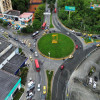  La glorieta de bomberos en Armenia en la que se construirá un intercambiador vial. 