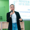 La congresista Katherine Juvinao socializó ayer en la Universidad de Manizales, ante autoridades, docentes y estudiantes, la propuesta de reform al Icetex.