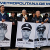 En la plazoleta del Comando de la Policía Metropolitana de Manizales se realizó la actividad este martes, 6 de mayo. 