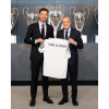 Xavi Alonso, nuevo entrenador del Real Madrid, y Florentino Pérez.