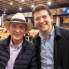 Álvaro Uribe Vélez, líder del Centro Democrático, con el senador Miguel Uribe Turbay.