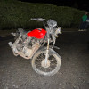 La moto del accidente 
