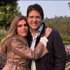 María Carolina Hoyos y su hermano Miguel Uribe Turbay. 