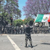 Foto | EFE | LA PATRIA La bandera mexicana, símbolo de las protestas en Los Ángeles que molesta a la Casa Blanca.