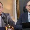 Gustavo Petro, presidente de Colombia, y Efraín Cepeda, presidente del Senado.
