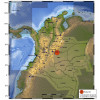 El sismo tuvo epicentro en el centro de Colombia.