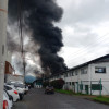 Incendio en el Parque Industrial Maltería, bodega 4.