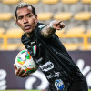 Dayro Moreno ha convertido gol en los tres partidos que ha jugado este semestre. Este domingo le marcó a Fortaleza, pero el Once Caldas perdió.