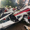 La avioneta, proveniente de Tolú (Sucre), terminó destrozada en Medellín.